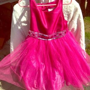 Beautiful Girls Fuchsia Dress